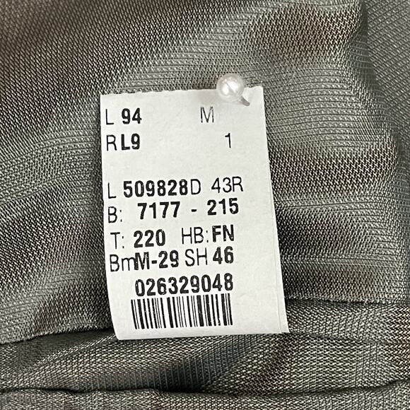 Vintage Lauren Ralph Lauren Blazer Mens Size 43R Brown Wool Single 3 Button 1996 - Picture 3 of 16